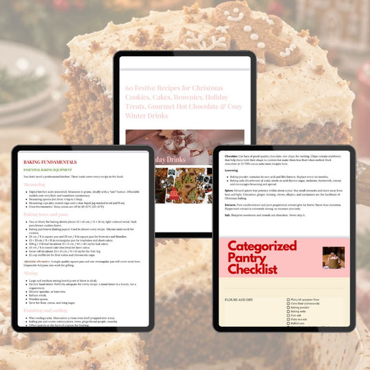 Christmas Baking and Holiday Drinks Cookbook